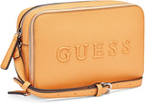 GUESS MINI DBL ZIP CROSSBODY CLING BAG