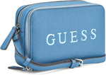 GUESS MINI DBL ZIP CROSSBODY CLING BAG