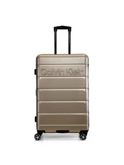 CALVIN KLEIN RIDGE-LINE HARD PEARLIZED TAUPE LARGE